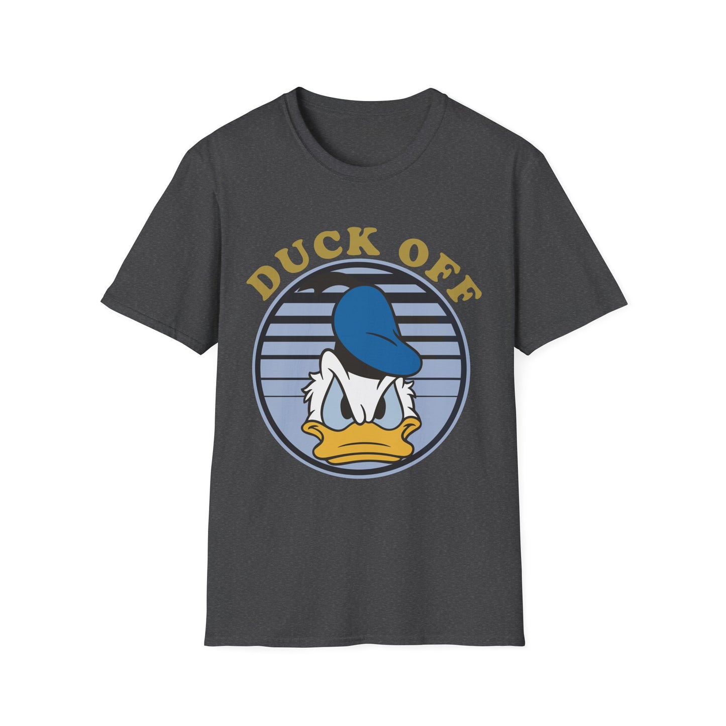 Funny Duck Off T-Shirt, Donald, Quirky Graphic Tee, Unisex Casual Wear, Gift for Duck Lovers, Humor Apparel