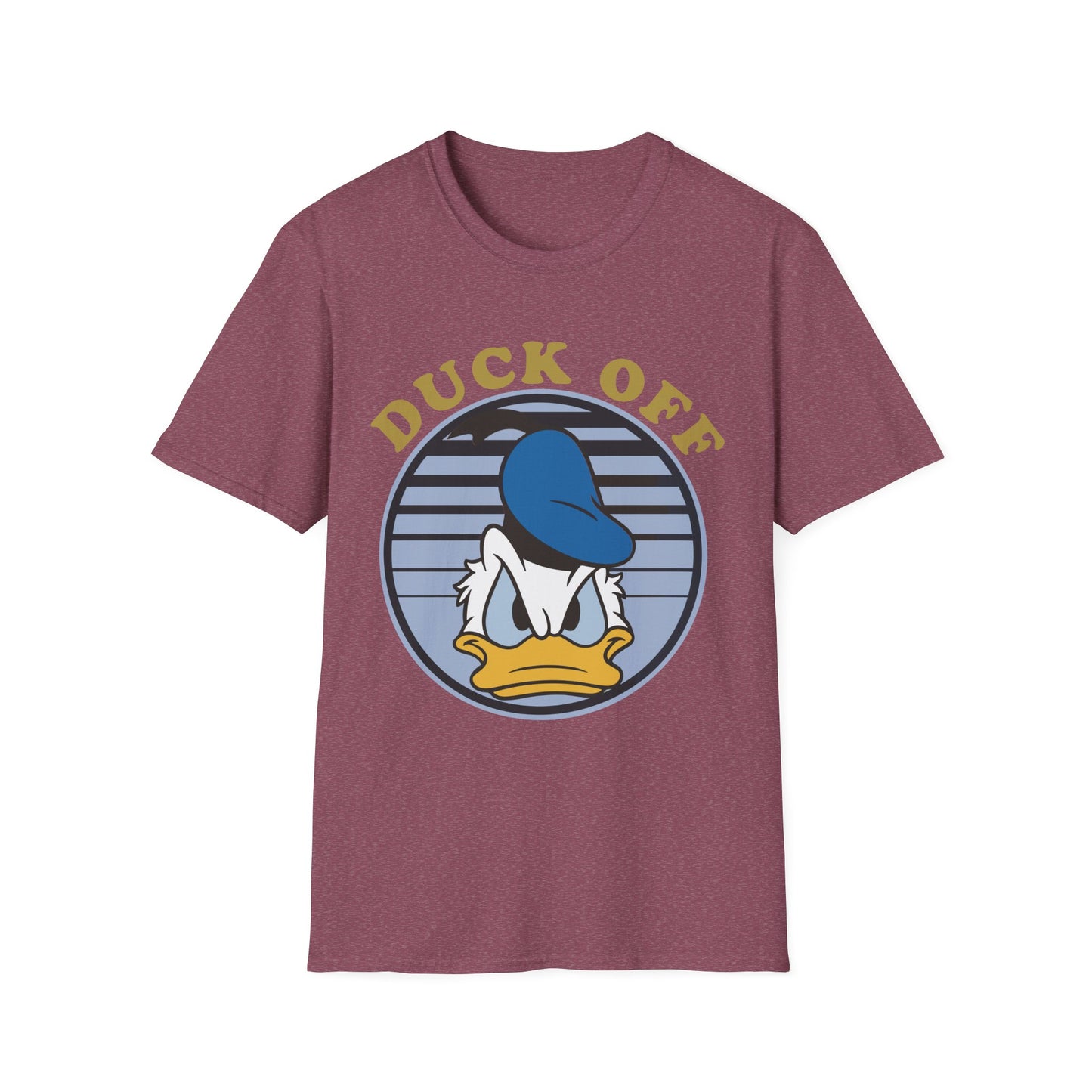 Funny Duck Off T-Shirt, Donald, Quirky Graphic Tee, Unisex Casual Wear, Gift for Duck Lovers, Humor Apparel