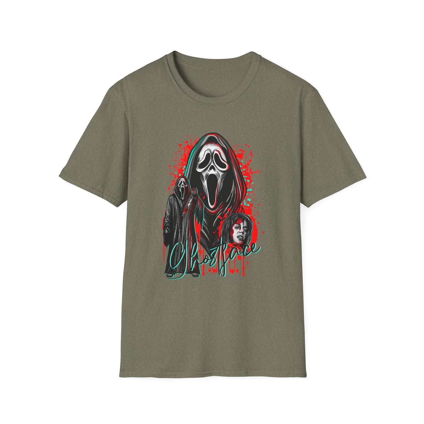 Scream and Sydni, Graphic Tee, Unisex Horror T-Shirt, Softstyle Shirt for Movie Lovers, Halloween Gift, Casual Everyday Wear