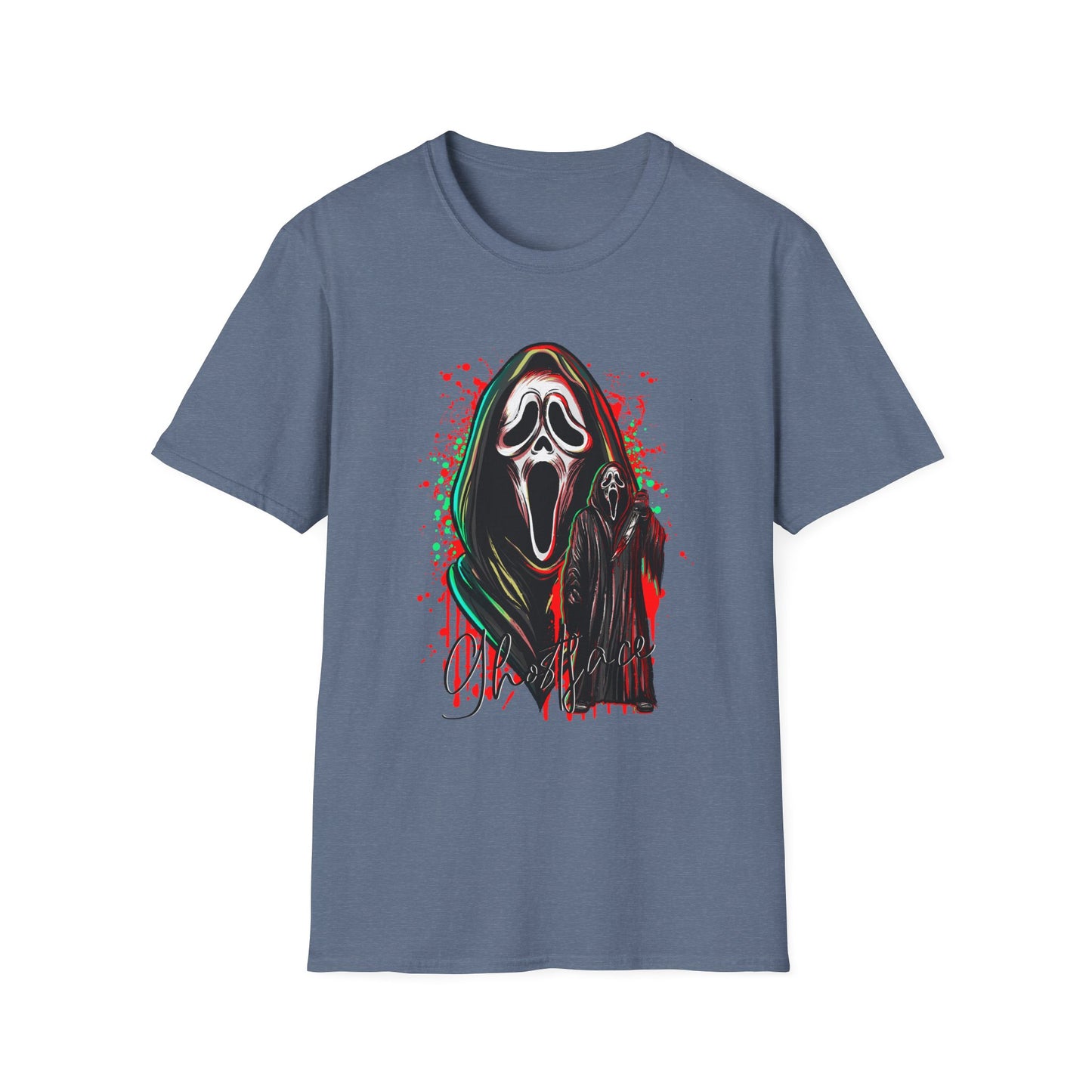 Scream Ghostface T-Shirt, Halloween Apparel, Horror Movie Shirt, Unisex Graphic Tee, Spooky Gift, Casual Wear