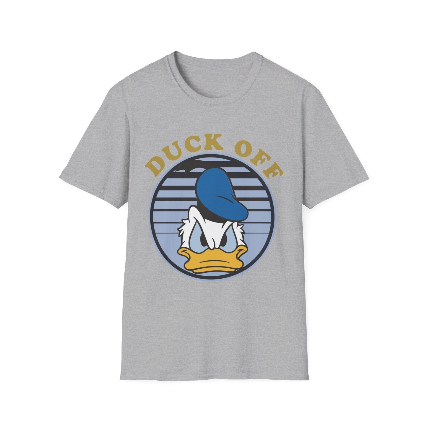 Funny Duck Off T-Shirt, Donald, Quirky Graphic Tee, Unisex Casual Wear, Gift for Duck Lovers, Humor Apparel