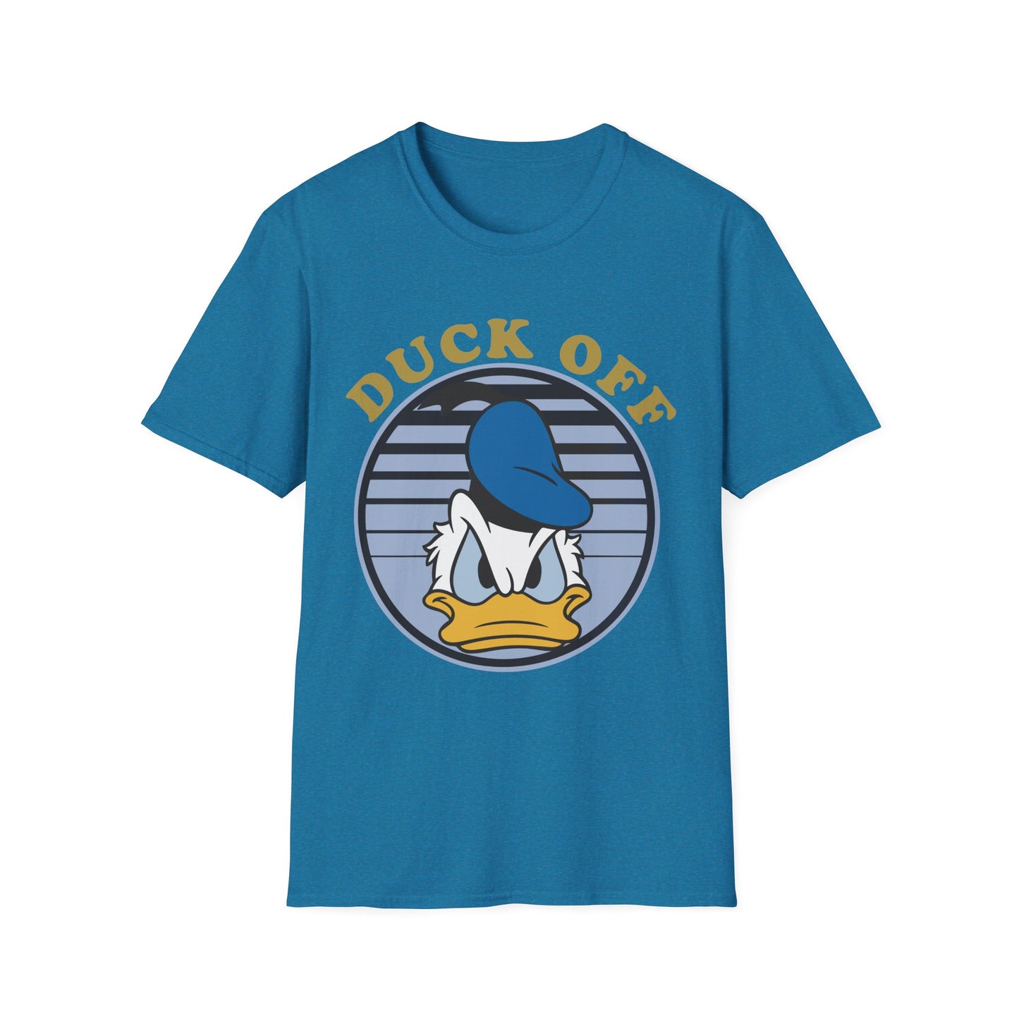 Funny Duck Off T-Shirt, Donald, Quirky Graphic Tee, Unisex Casual Wear, Gift for Duck Lovers, Humor Apparel