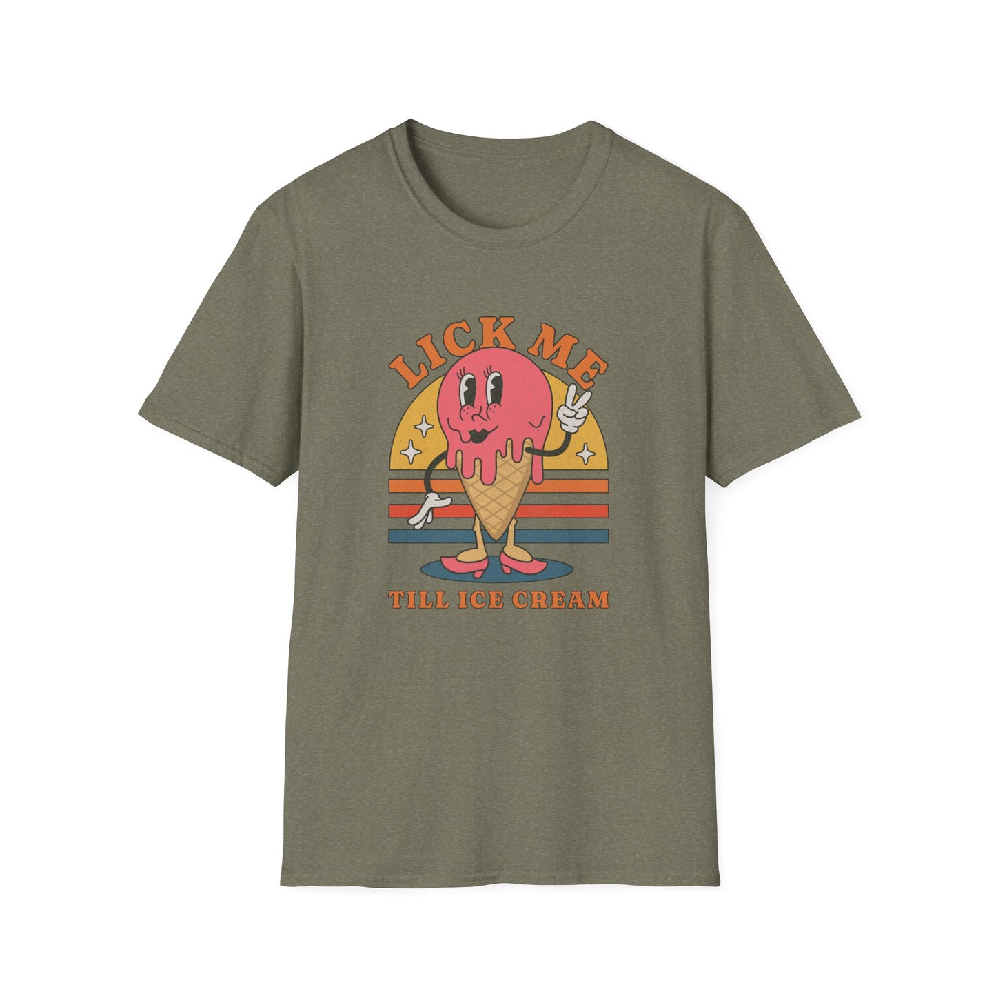 Ice Cream Lover Unisex T-Shirt,Adult, Humor, Fun Graphic Tee, Summer Fashion, Gift for Foodies, Cute Casual Wear, Sweet Treat Apparel
