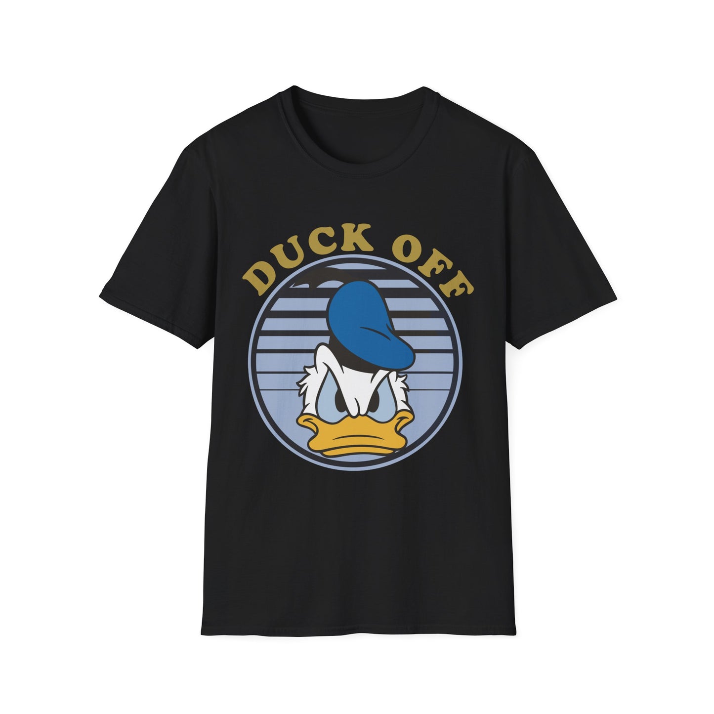 Funny Duck Off T-Shirt, Donald, Quirky Graphic Tee, Unisex Casual Wear, Gift for Duck Lovers, Humor Apparel