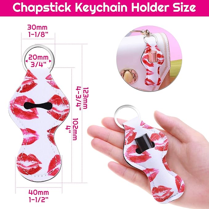 Marilyn Monroe Neoprene Chapstick Holder Keychain