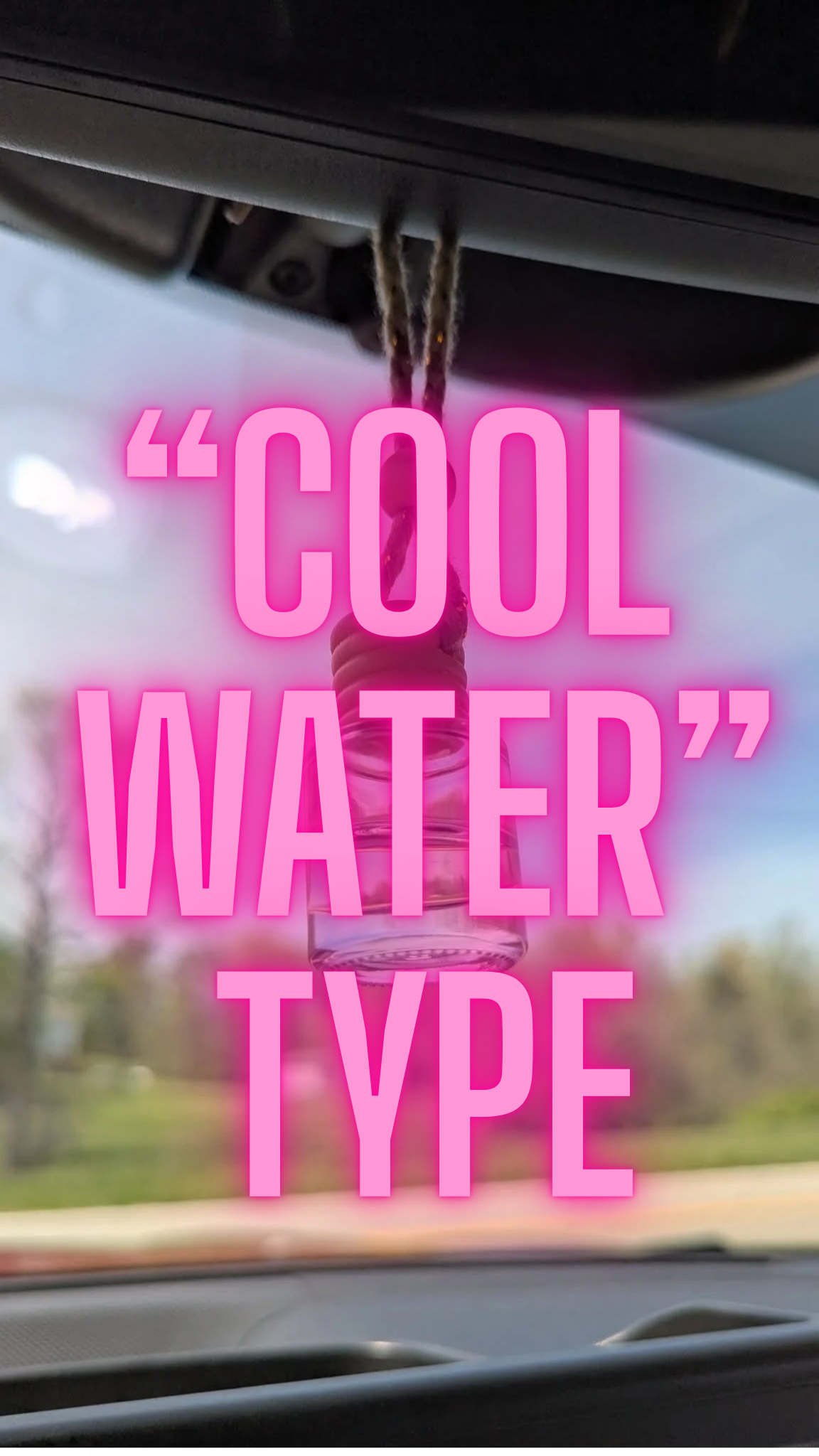 Cool Water type Oil Diffuser Car Air Freshener, 4-6weeks scent