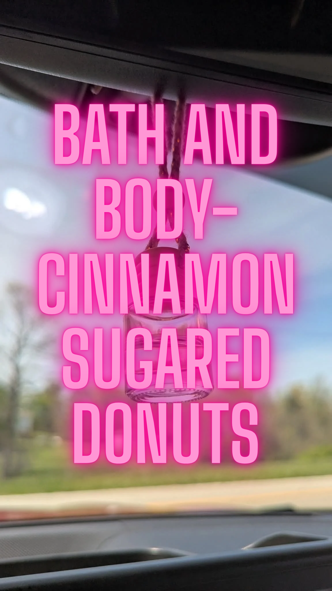 Cinnamon Sugared Donut Oil Diffuser Car Air Freshener, 4-6weeks scent