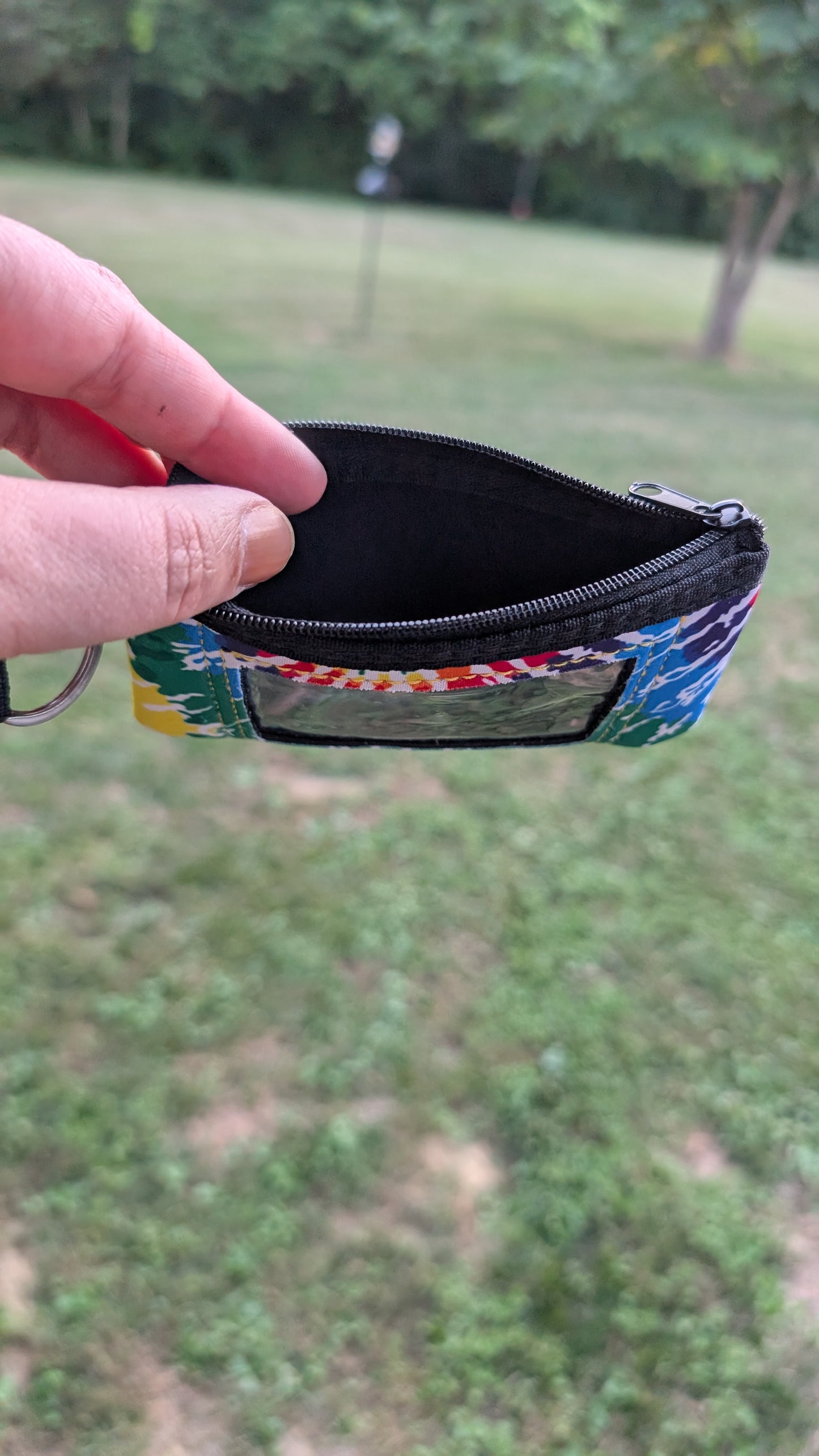 Tie Dye ID wallet wristlet