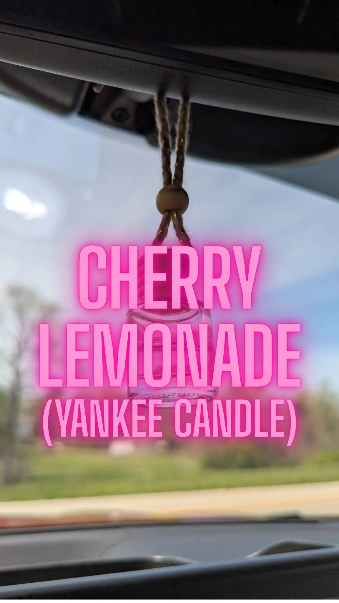 Cherry Lemonade (Yankee Candle) Oil Diffuser Car Air Freshener, 4-6weeks scent