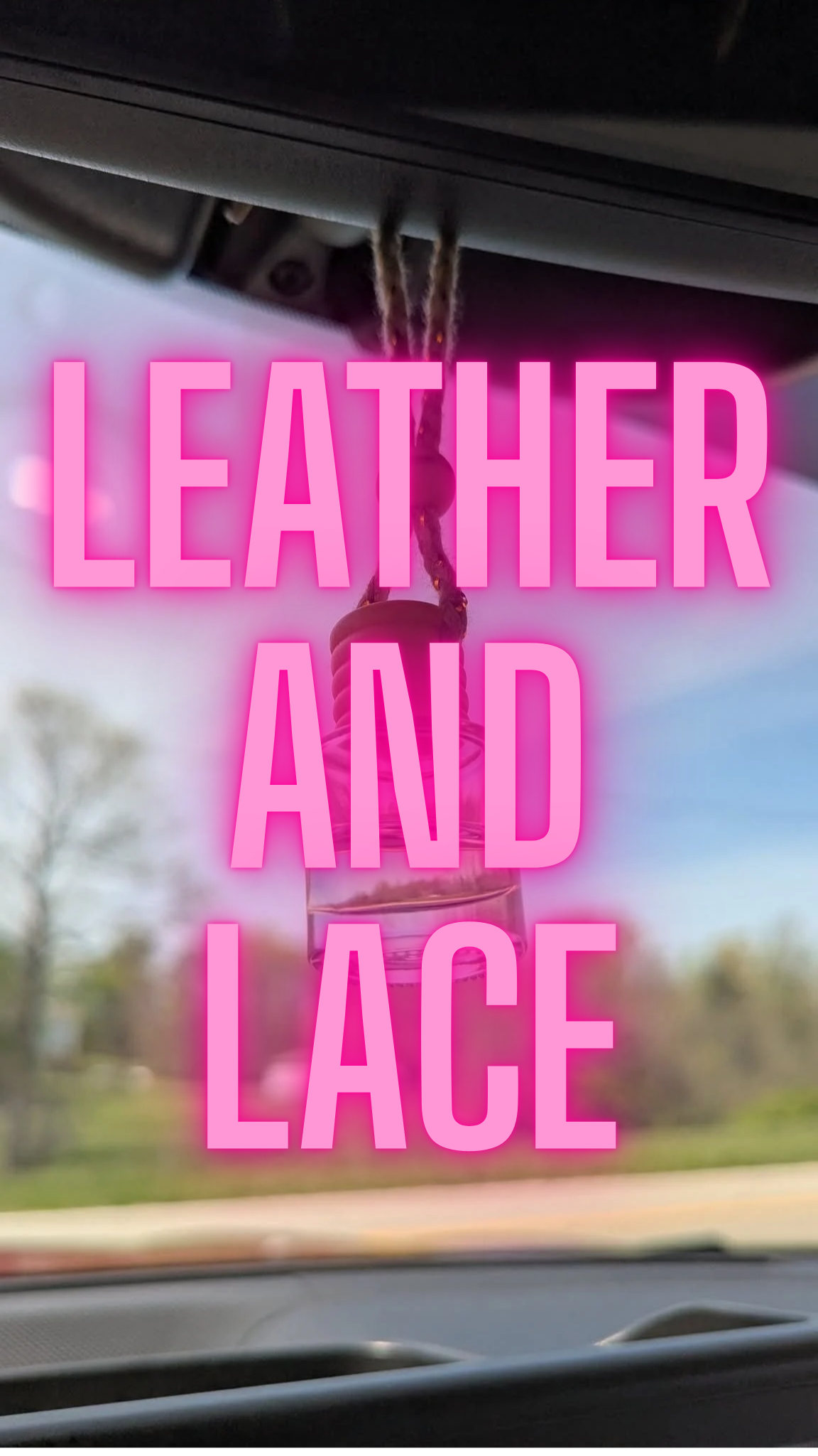 Leather and Lace Oil Diffuser Car Air Freshener, 4-6weeks scent