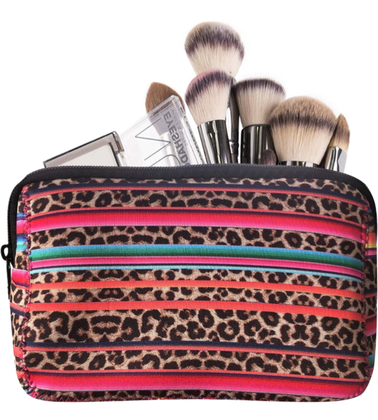 Lilly Purple Dots Multi use Cosmetic Neoprene Bag