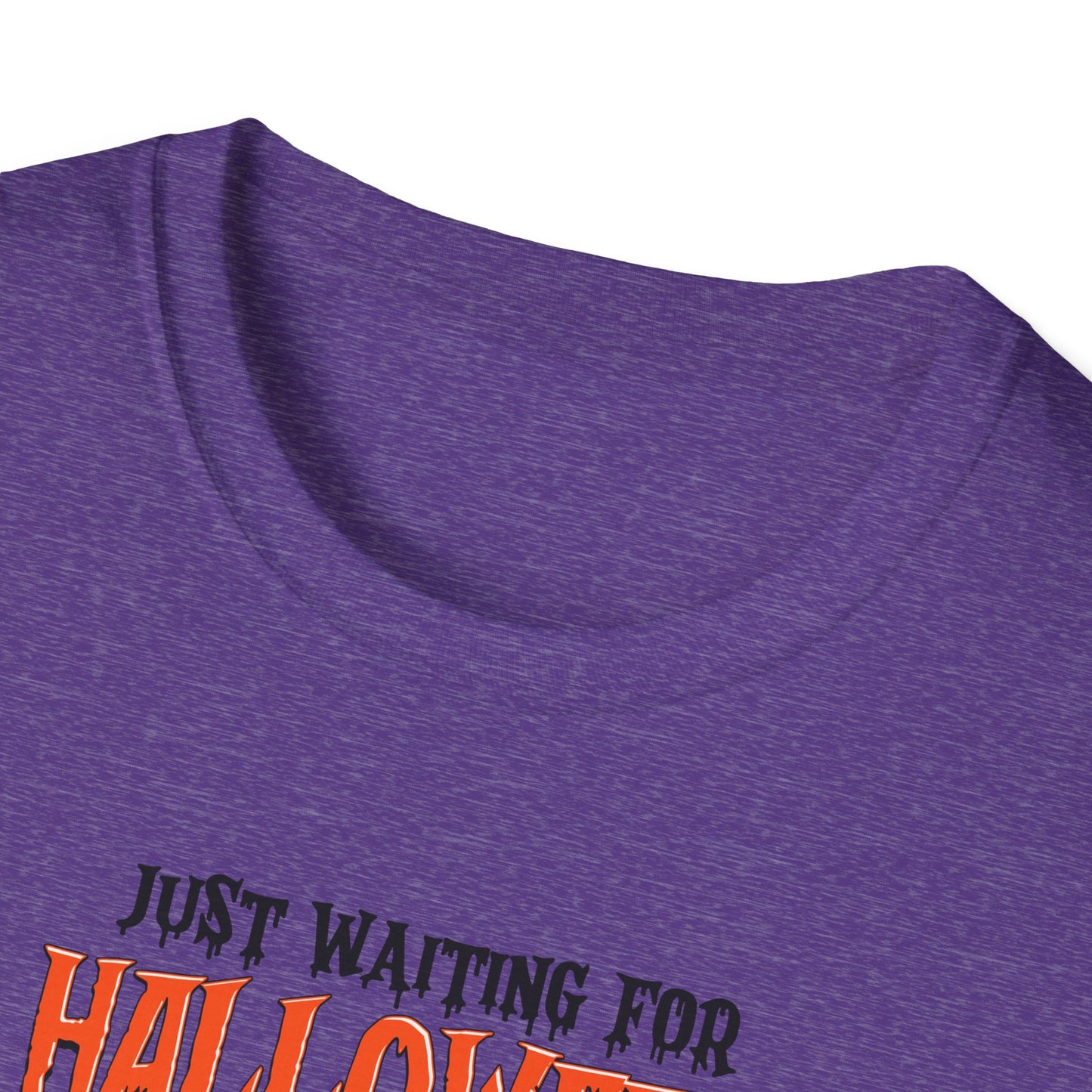 Patiently waiting for Halloween Unisex Softstyle T-Shirt