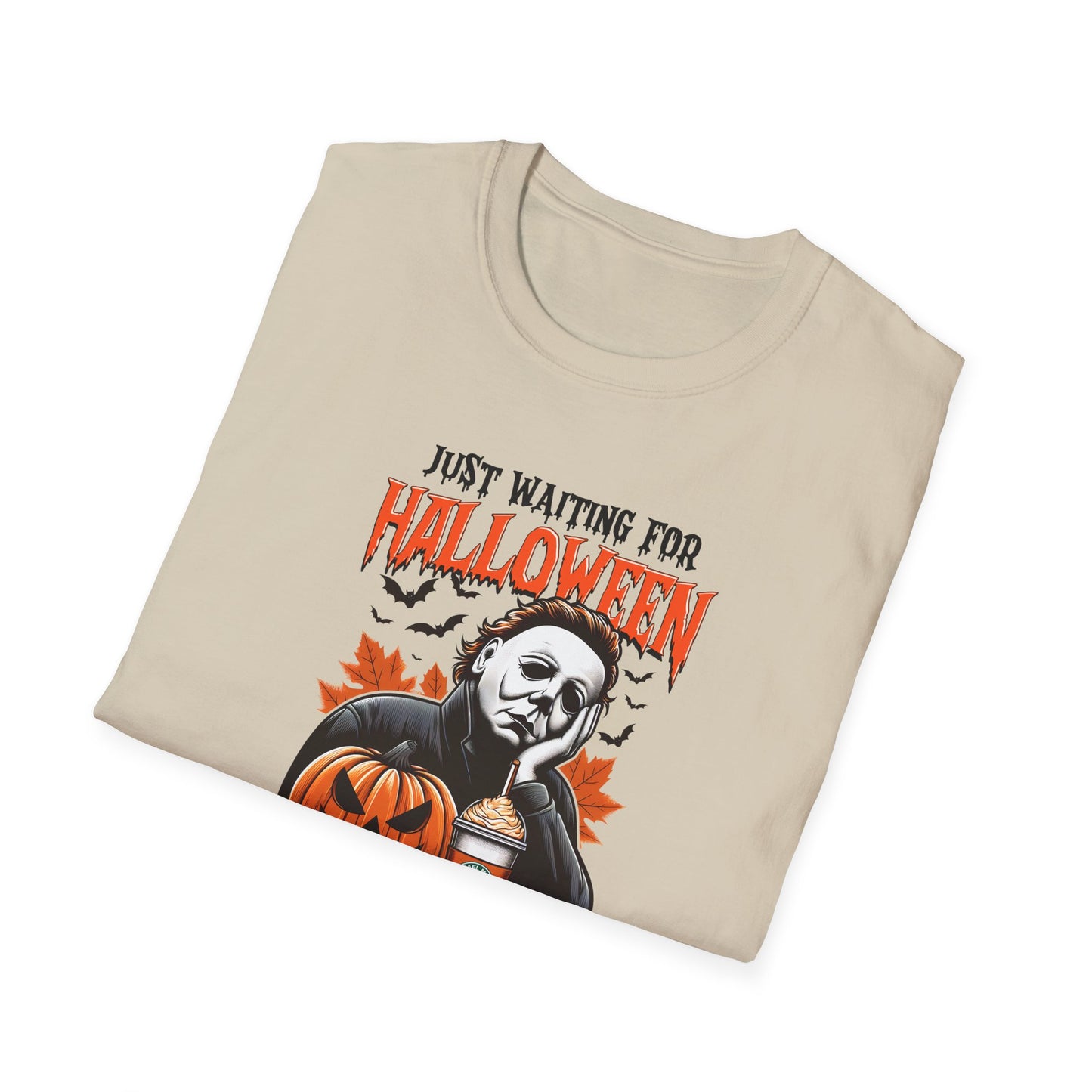Patiently waiting for Halloween Unisex Softstyle T-Shirt