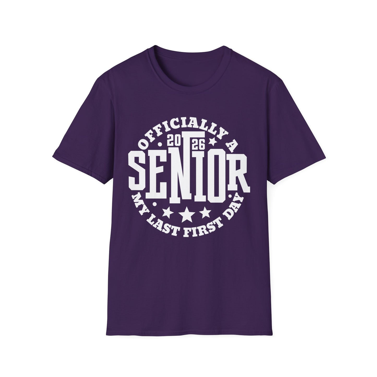 Officially a Senior 2026 Unisex Softstyle T-Shirt | Last First Day Shirt, Graduation Gift, Class of 2026 Tee, Senior Year Celebration, Back [...]