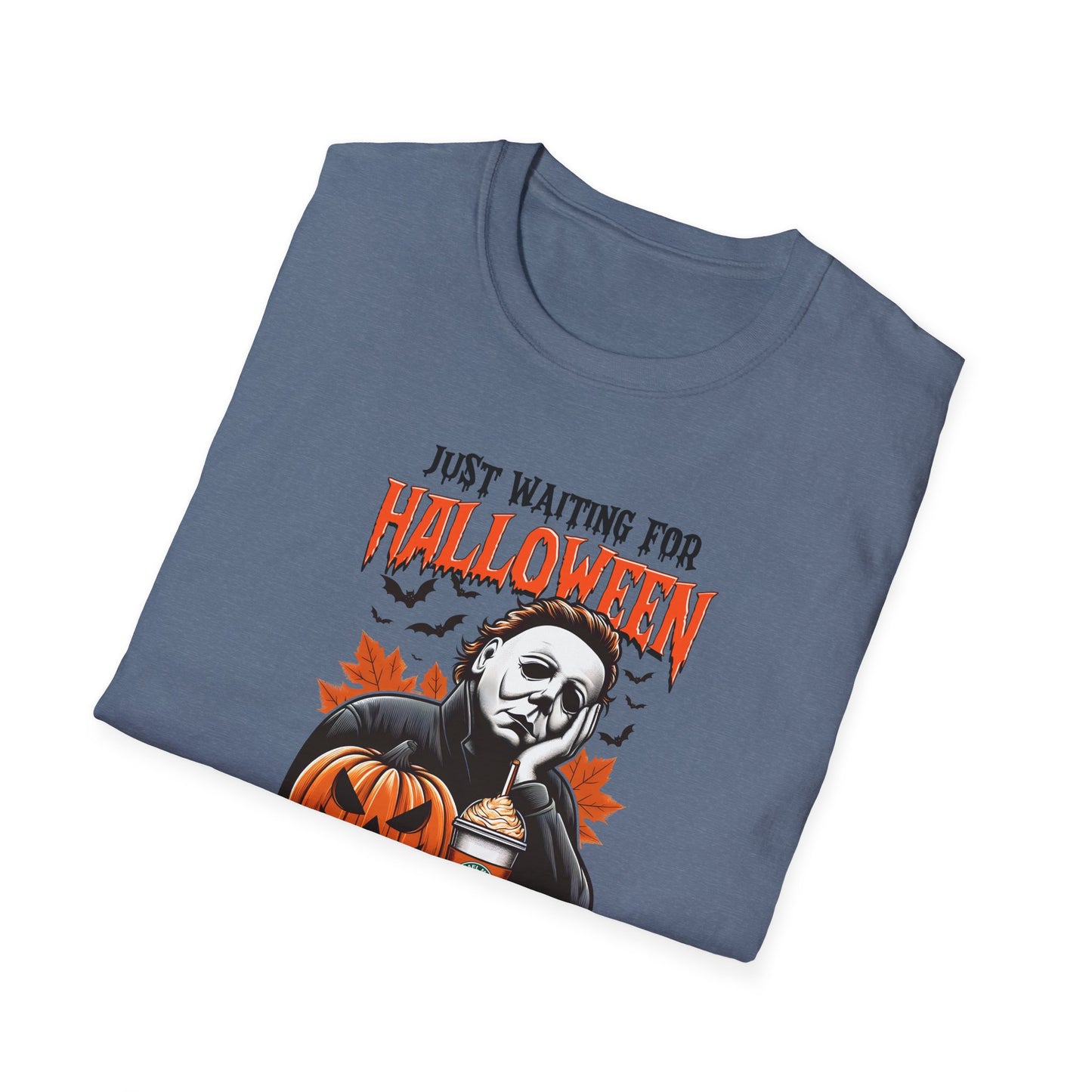 Patiently waiting for Halloween Unisex Softstyle T-Shirt