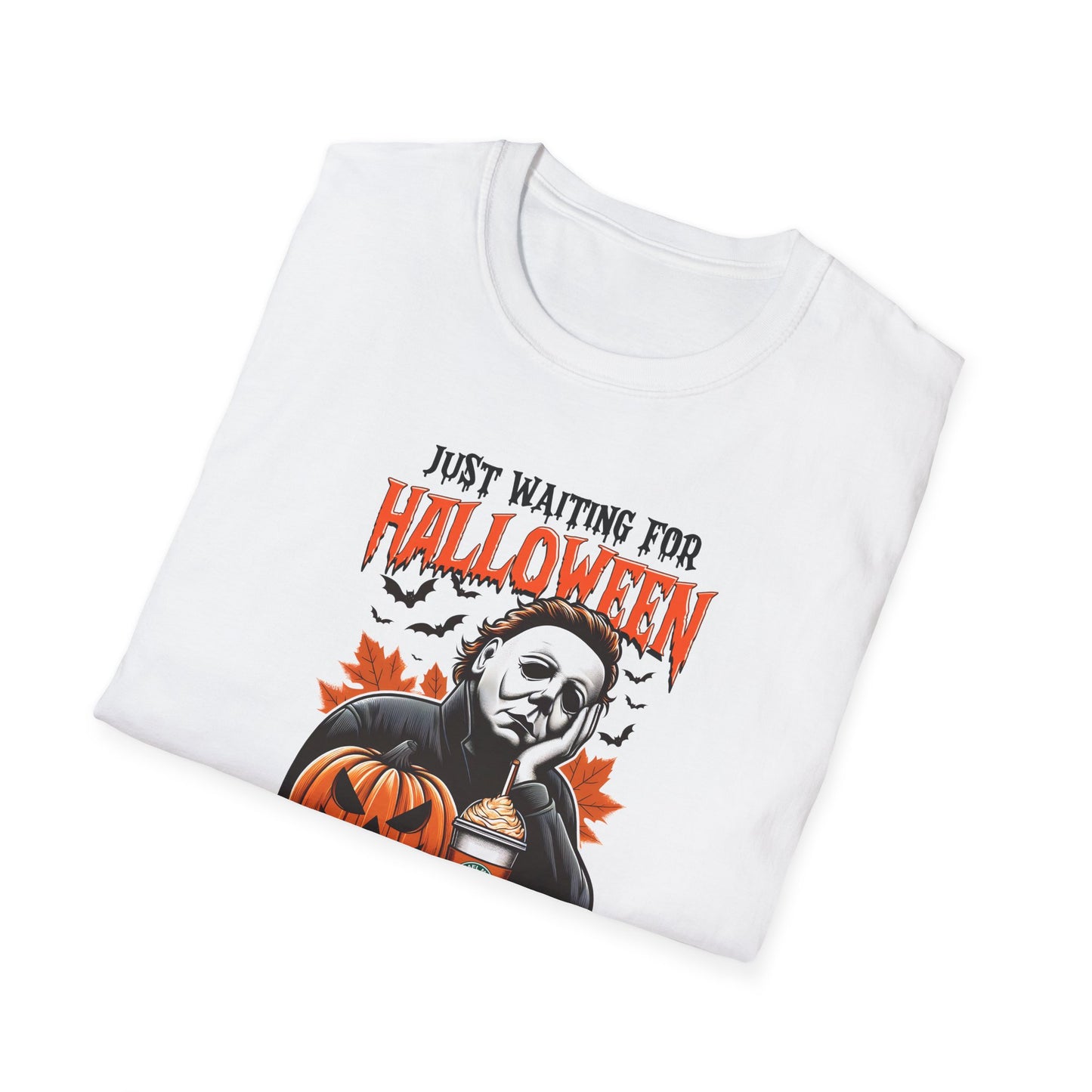 Patiently waiting for Halloween Unisex Softstyle T-Shirt
