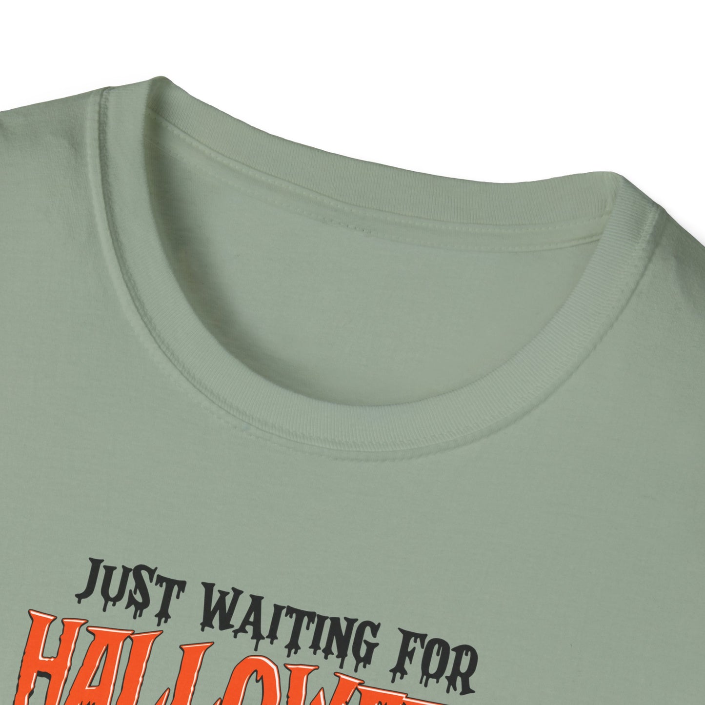 Patiently waiting for Halloween Unisex Softstyle T-Shirt
