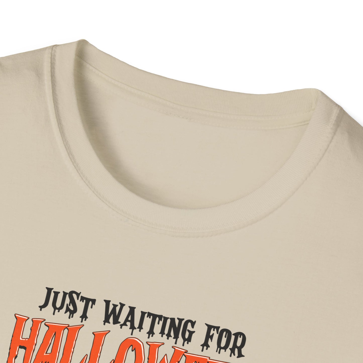 Patiently waiting for Halloween Unisex Softstyle T-Shirt