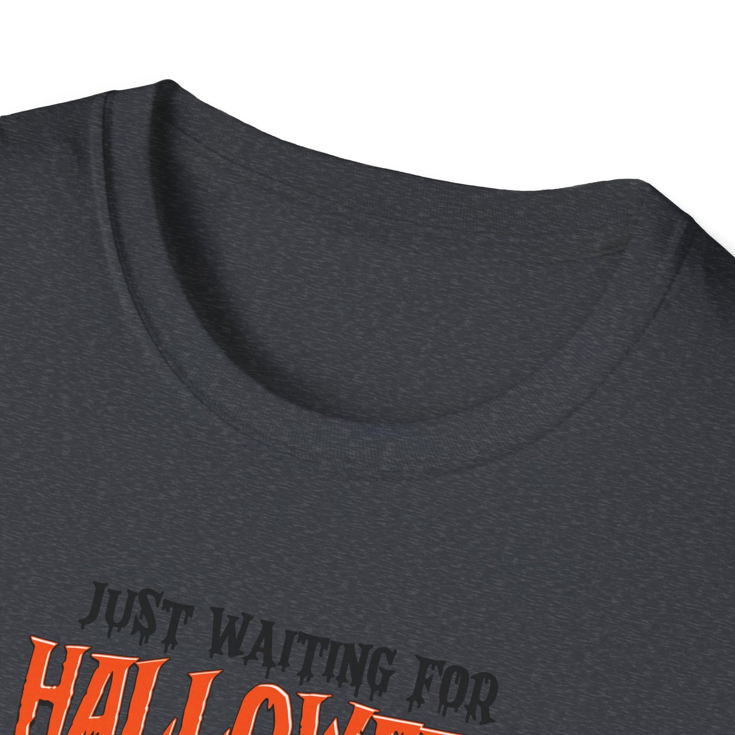 Patiently waiting for Halloween Unisex Softstyle T-Shirt