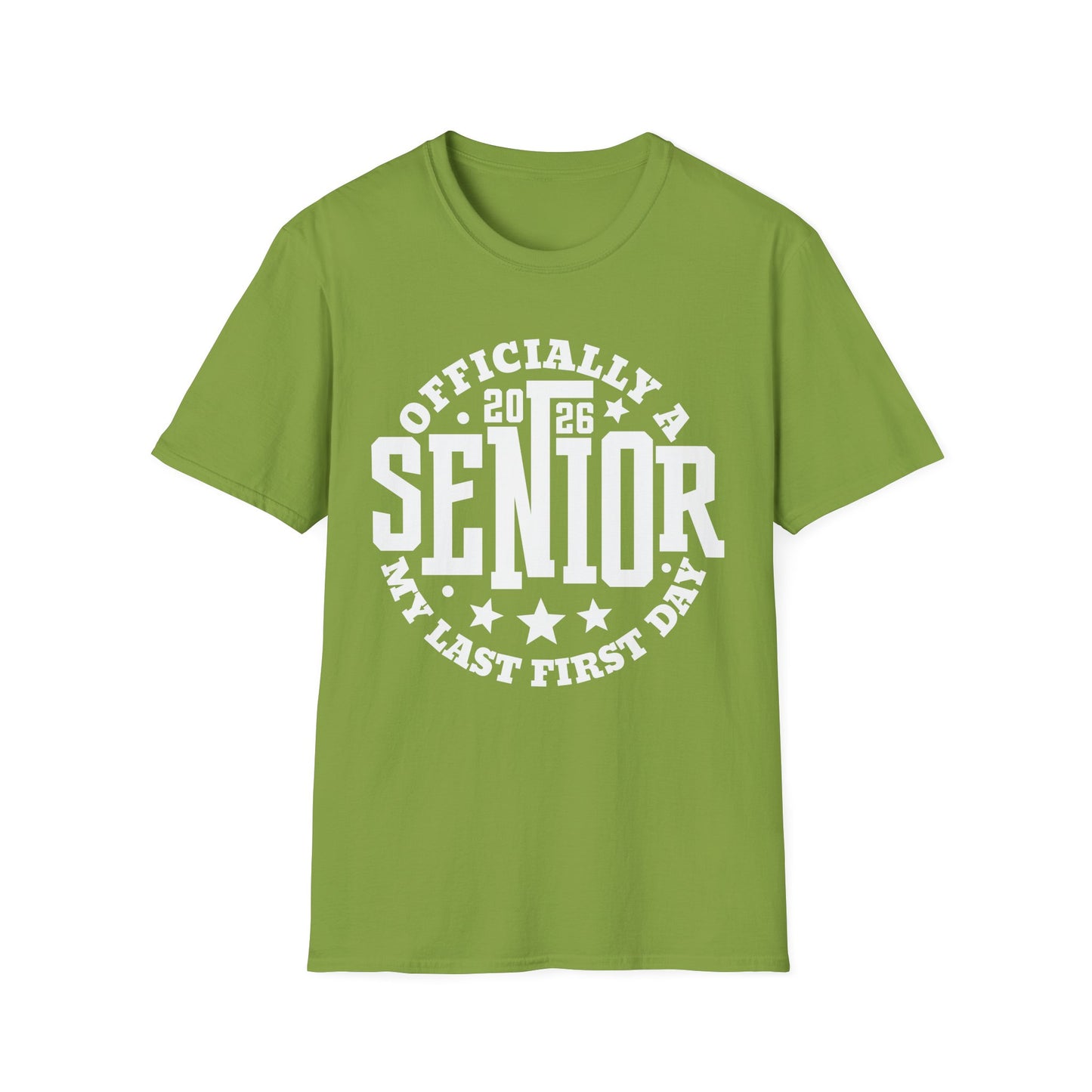 Officially a Senior 2026 Unisex Softstyle T-Shirt | Last First Day Shirt, Graduation Gift, Class of 2026 Tee, Senior Year Celebration, Back [...]