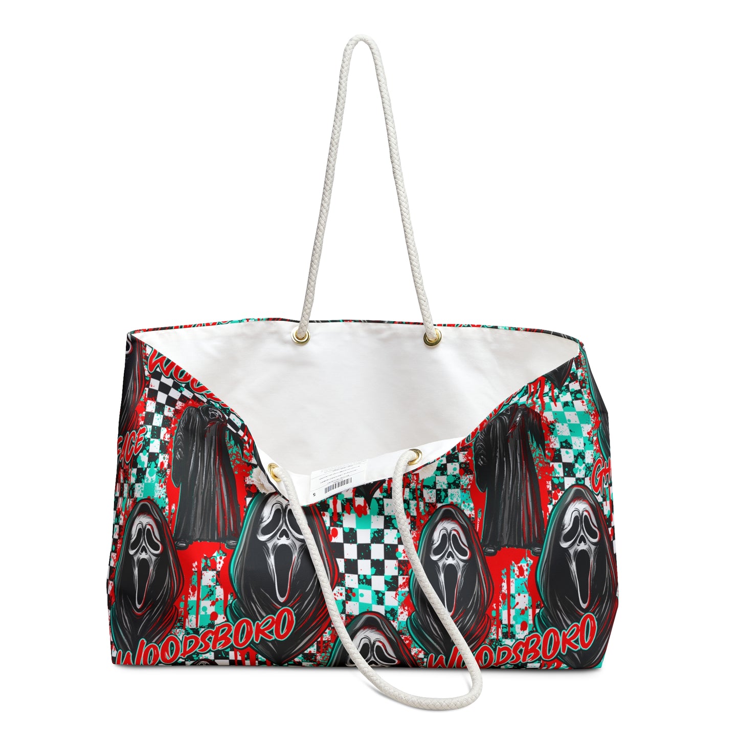 Ghostface Weekender Bag | Horror Travel Tote, Scary Movie Lover's Carryall, Halloween Gift, Movie Night Accessory, Perfect for Weekend [...]
