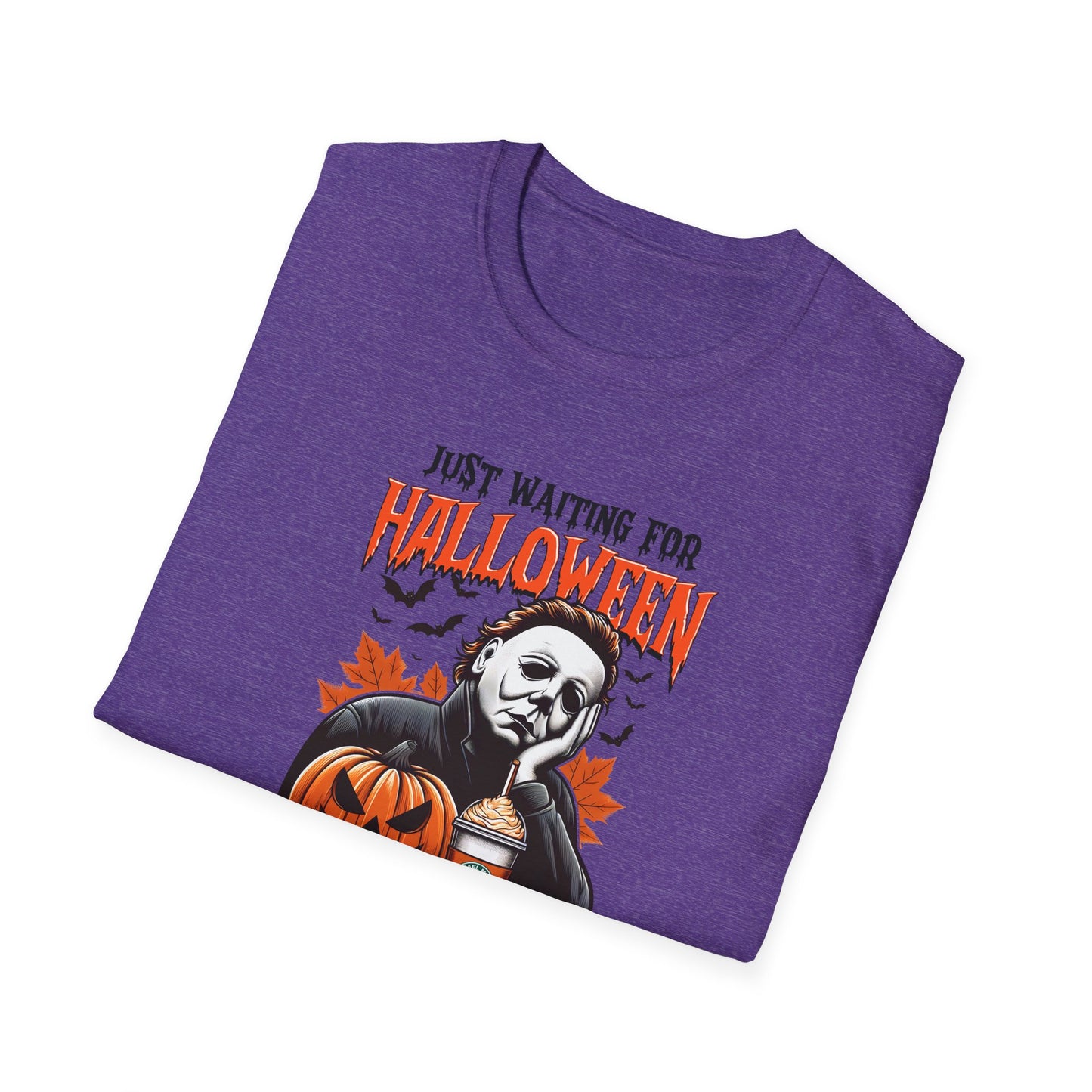 Patiently waiting for Halloween Unisex Softstyle T-Shirt
