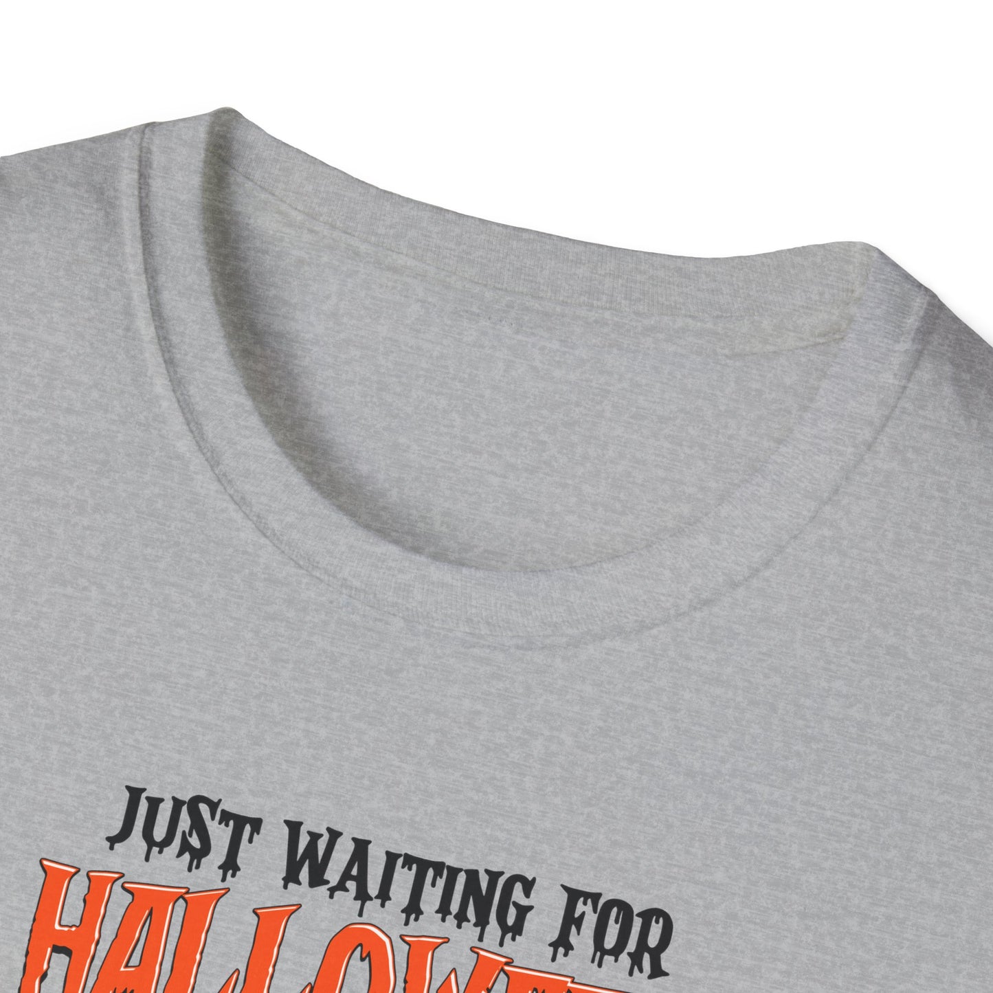 Patiently waiting for Halloween Unisex Softstyle T-Shirt
