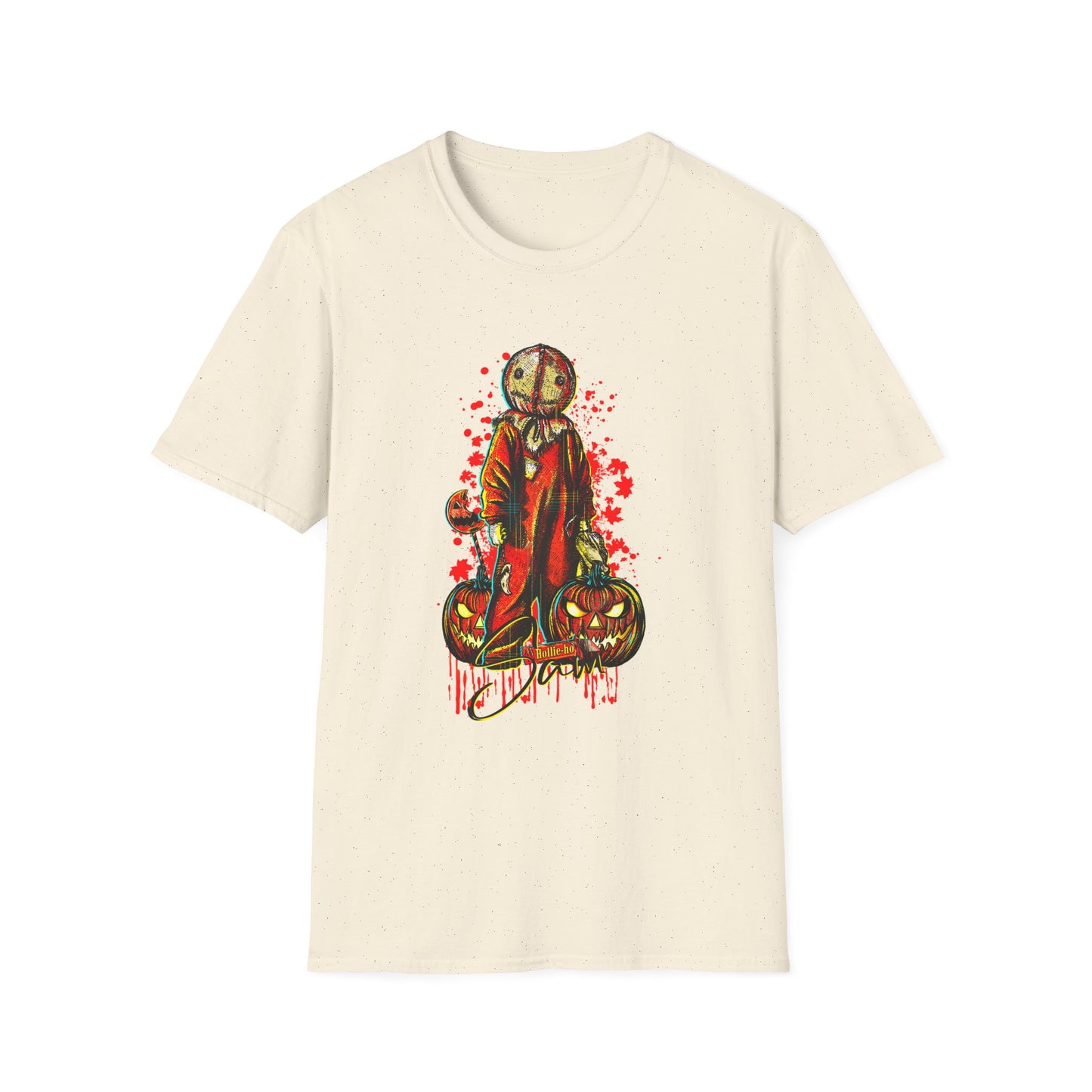 Sam-Halloween-Inspired Unisex T-Shirt with Creepy Artwork, Graphic Tee for Fall Celebrations, Spooky Season Apparel, Unique Gift Idea, [...]