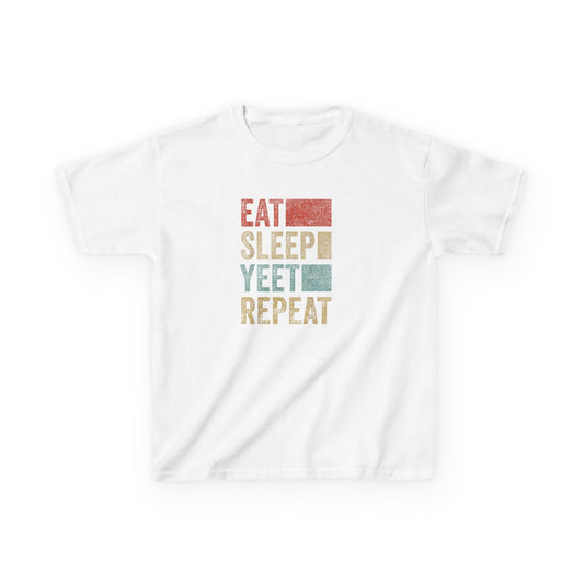 Eat Sleep Yeet Repeat, wrestling, jay uso, Funny Kids T-Shirt, Gift for Boys and Girls, Casual Wear, Birthday Party Attire