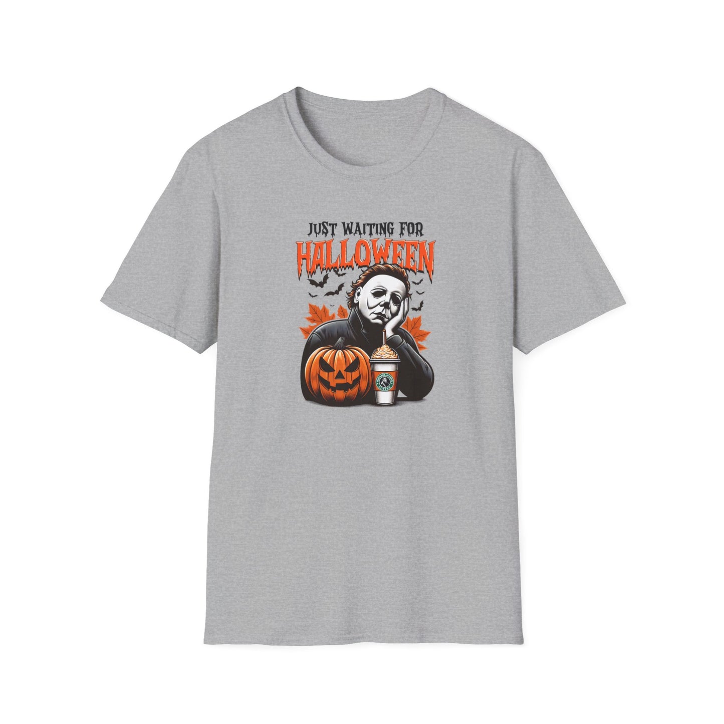 Patiently waiting for Halloween Unisex Softstyle T-Shirt