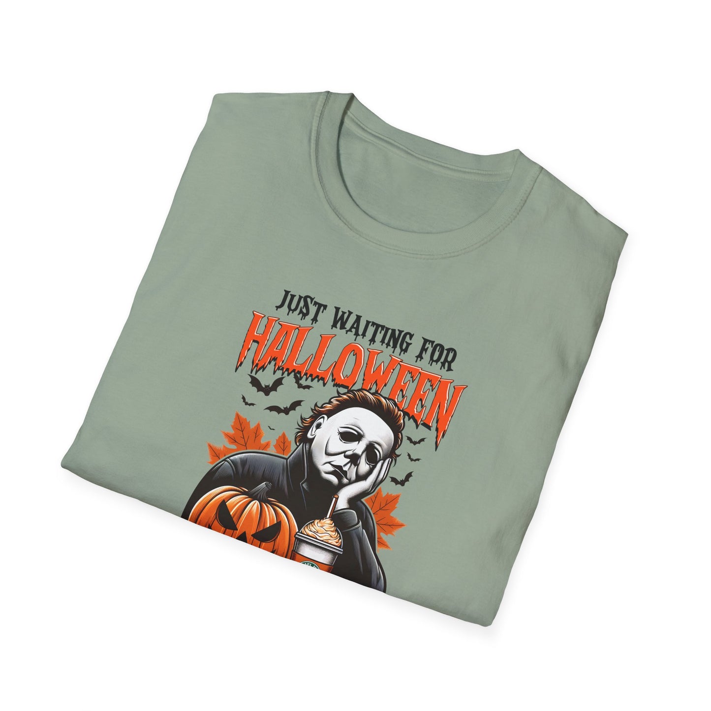 Patiently waiting for Halloween Unisex Softstyle T-Shirt