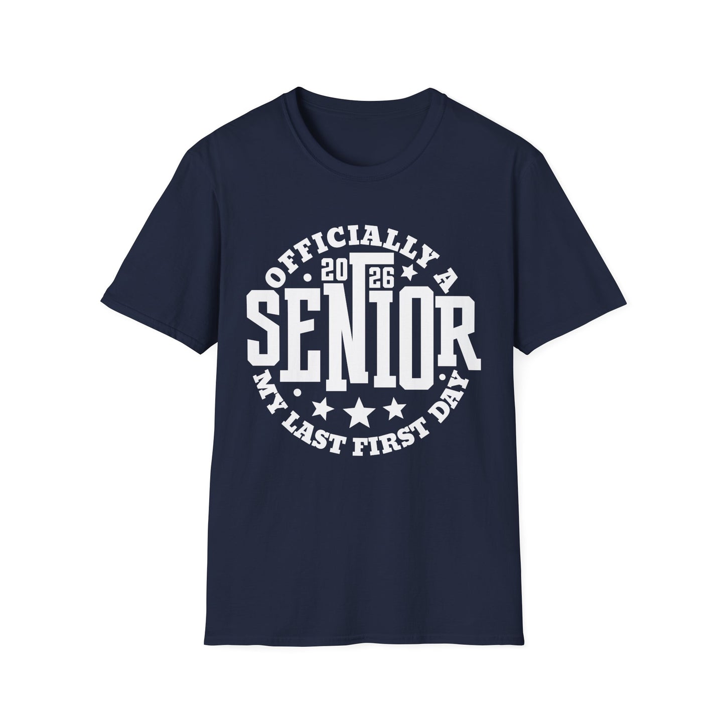 Officially a Senior 2026 Unisex Softstyle T-Shirt | Last First Day Shirt, Graduation Gift, Class of 2026 Tee, Senior Year Celebration, Back [...]