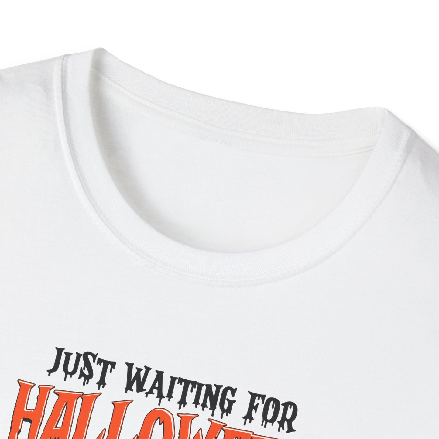 Patiently waiting for Halloween Unisex Softstyle T-Shirt