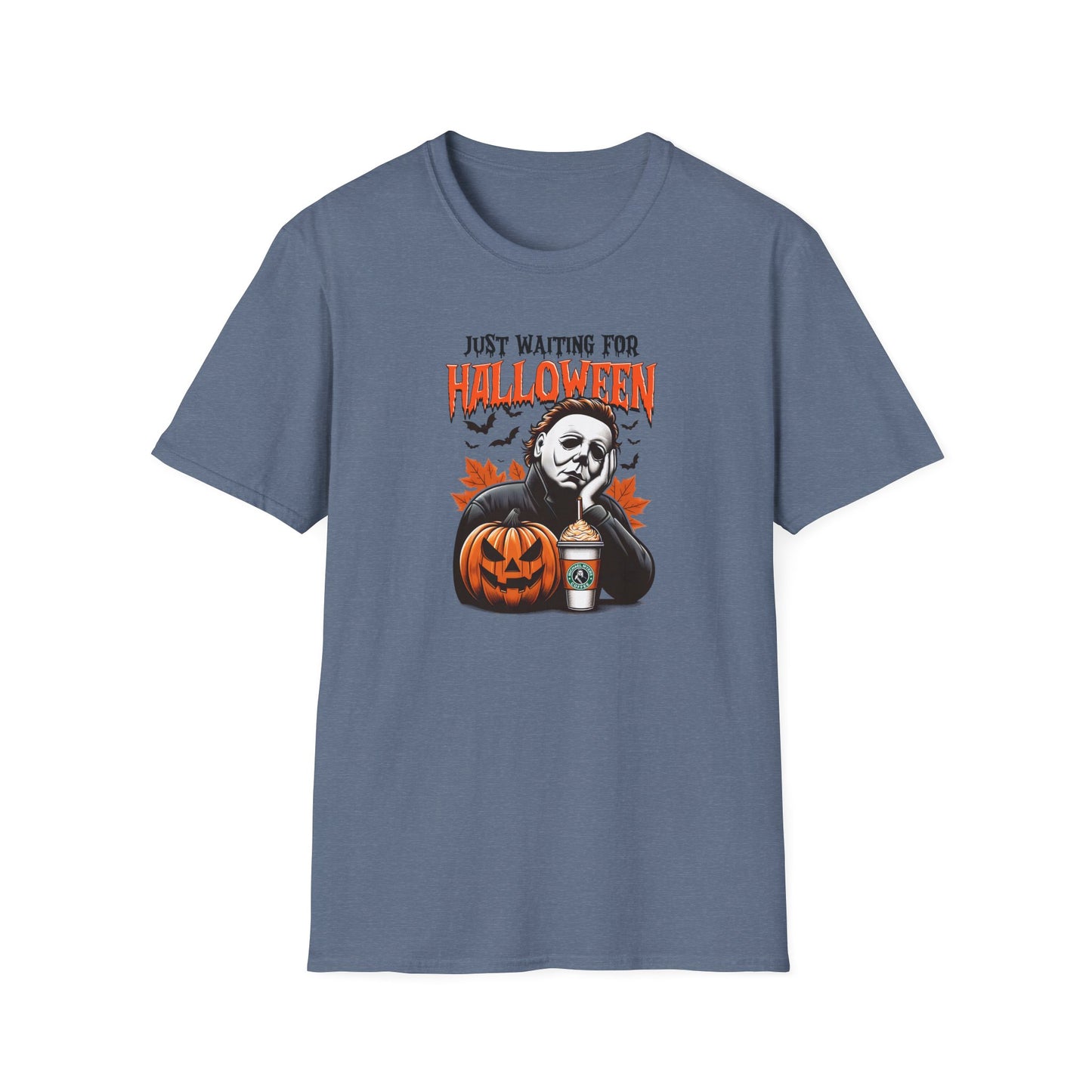 Patiently waiting for Halloween Unisex Softstyle T-Shirt