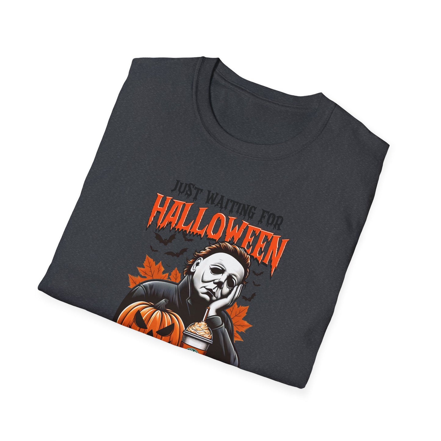 Patiently waiting for Halloween Unisex Softstyle T-Shirt