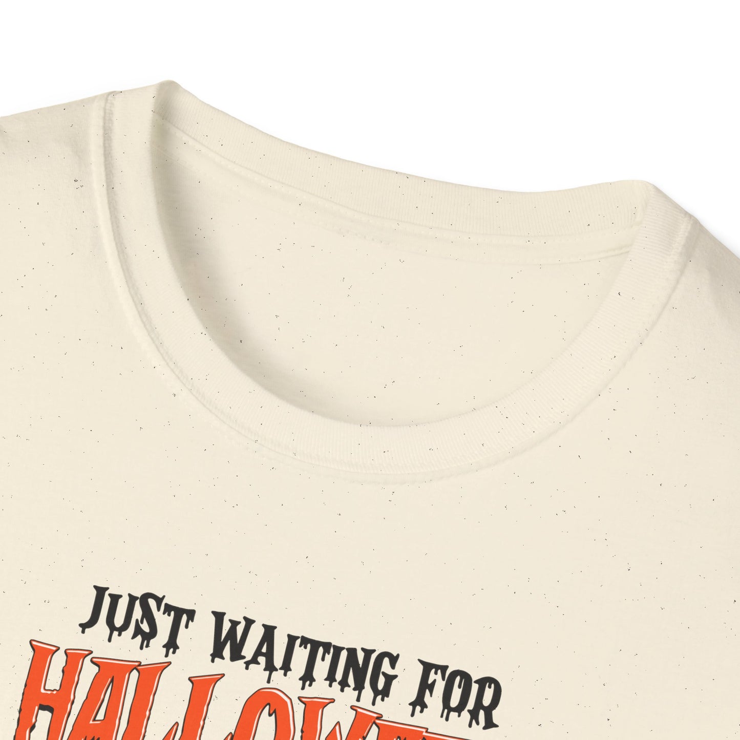 Patiently waiting for Halloween Unisex Softstyle T-Shirt