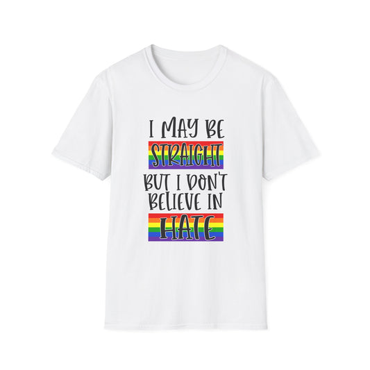 Pride Message T-Shirt, Comfortable Tee for LGBTQ+ Allies, Equality Shirt, Casual Wear, Gift for Pride Month
