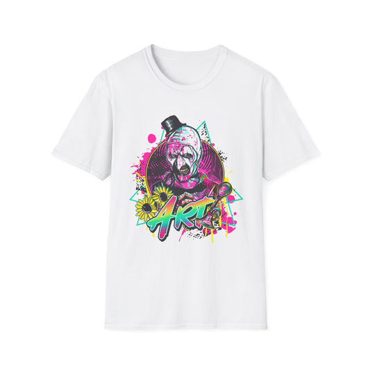 Art-Horror, Halloween, Inspired Unisex T-Shirt, Creative Gift, Graphic Tee, Trendy Casual Wear, Festival Apparel