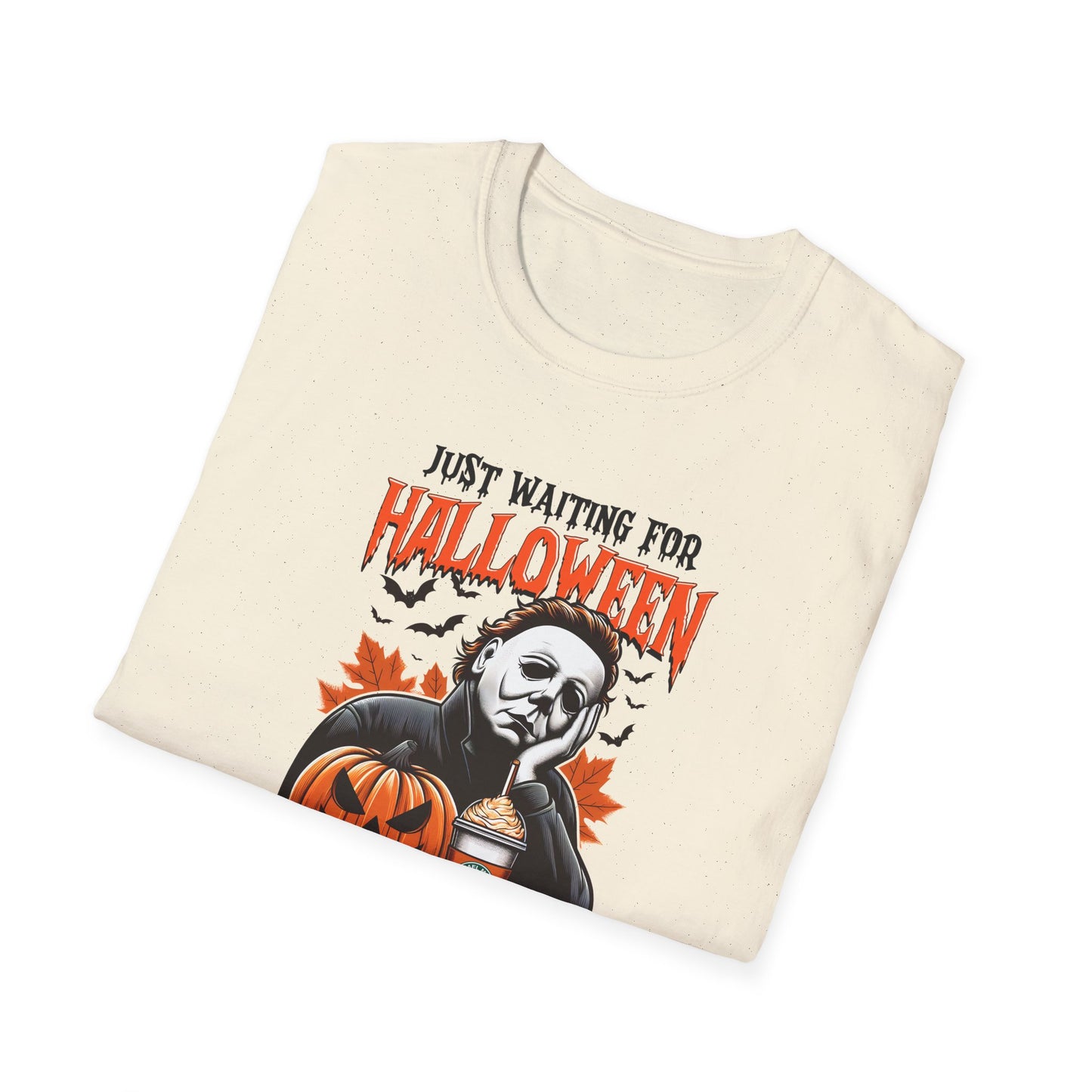 Patiently waiting for Halloween Unisex Softstyle T-Shirt