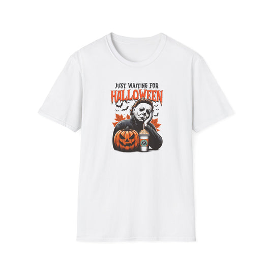 Patiently waiting for Halloween Unisex Softstyle T-Shirt