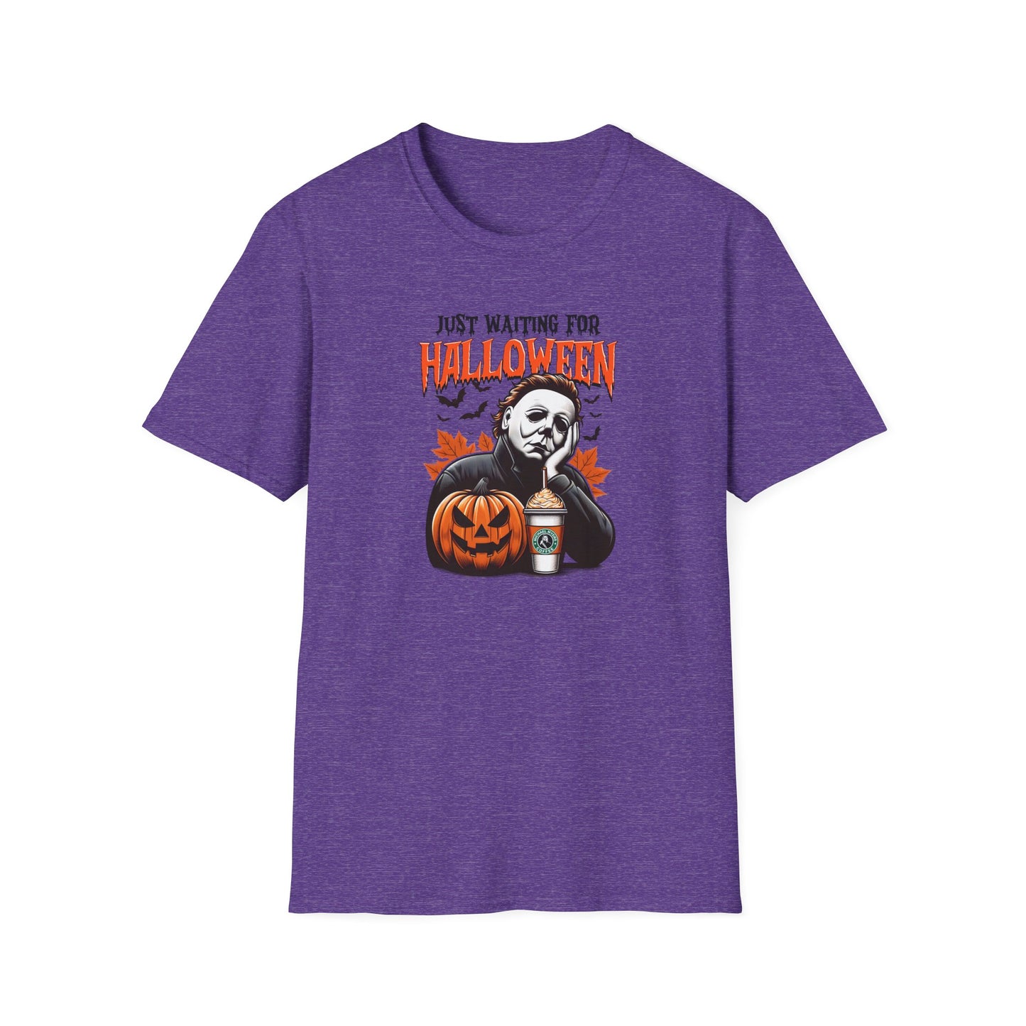 Patiently waiting for Halloween Unisex Softstyle T-Shirt