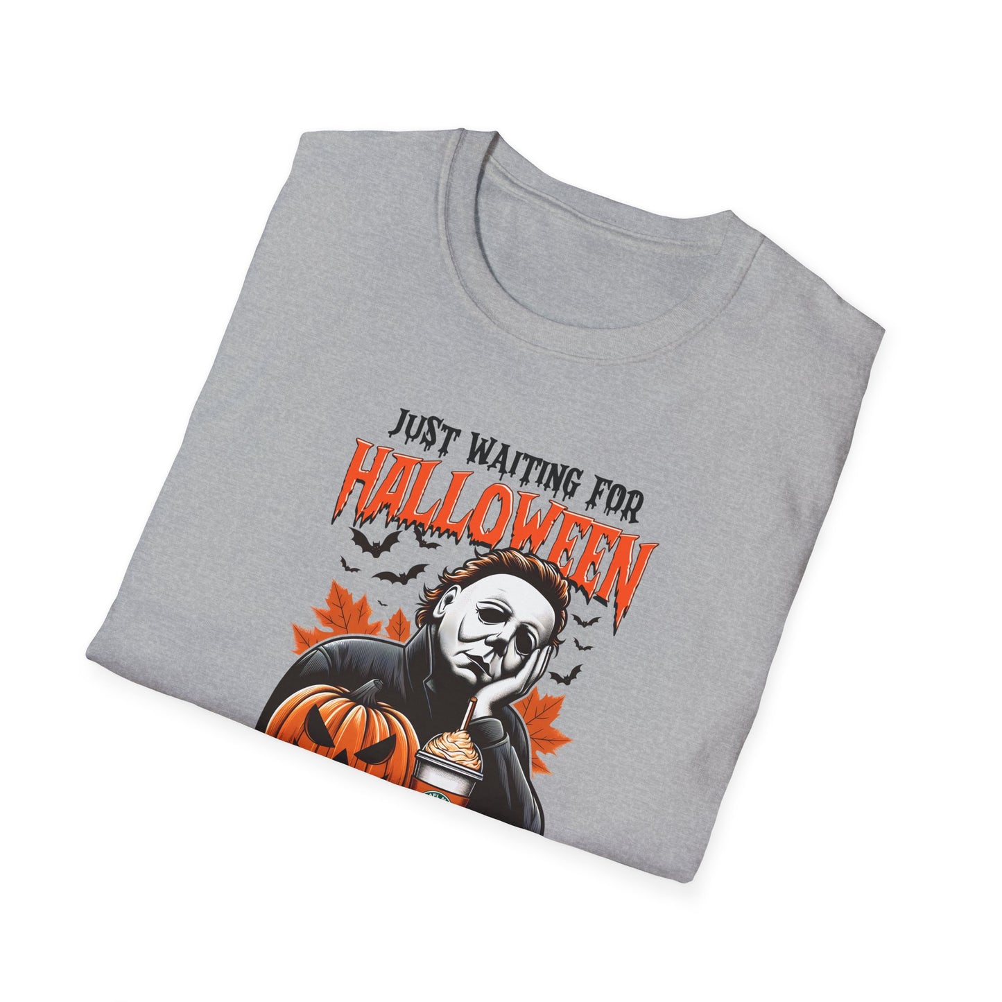 Patiently waiting for Halloween Unisex Softstyle T-Shirt