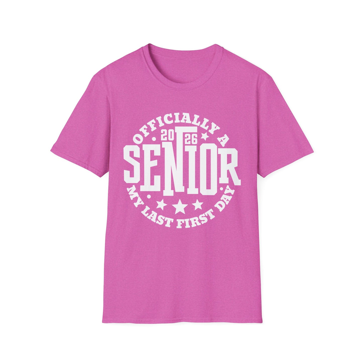 Officially a Senior 2026 Unisex Softstyle T-Shirt | Last First Day Shirt, Graduation Gift, Class of 2026 Tee, Senior Year Celebration, Back [...]