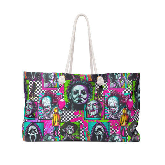 Ghoulish Weekender Bag - Chic Halloween Tote, Travel Bag, Spooky Gift, Horror Movie Lover Accessory, Fun Weekend Getaway Tote