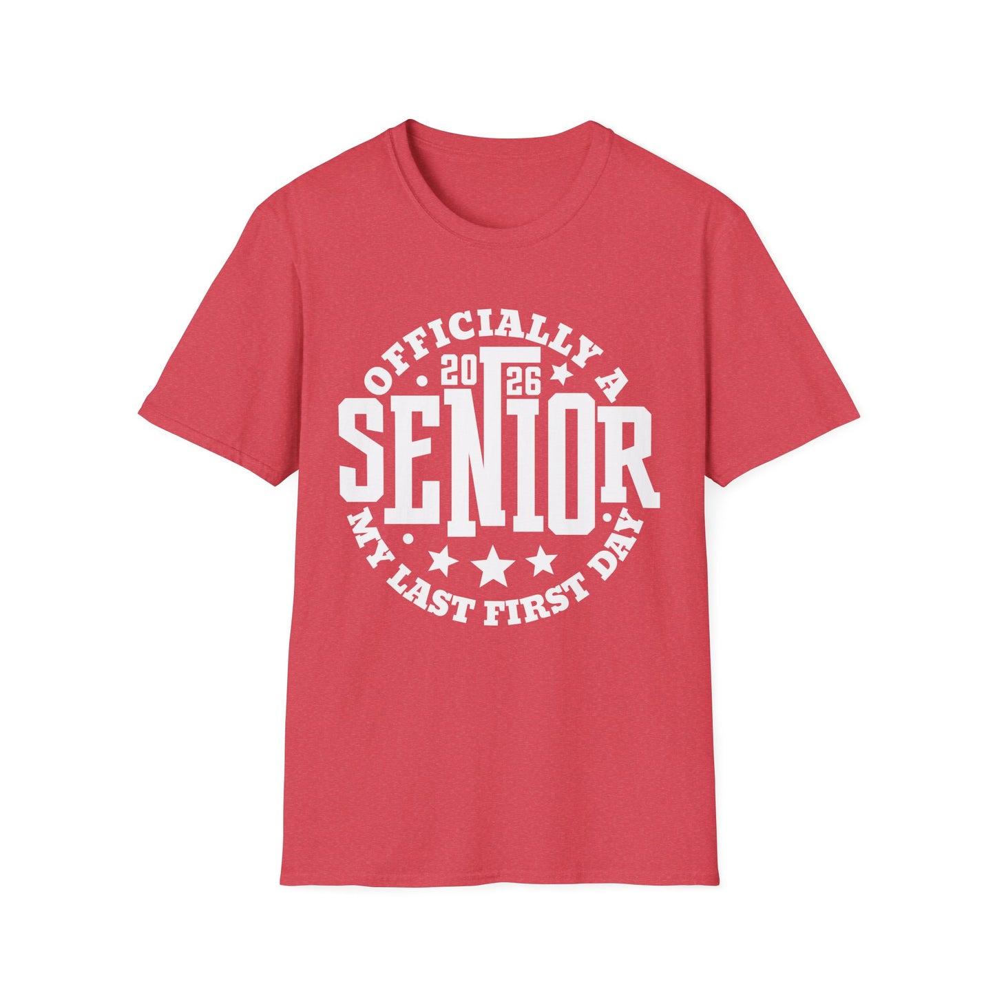 Officially a Senior 2026 Unisex Softstyle T-Shirt | Last First Day Shirt, Graduation Gift, Class of 2026 Tee, Senior Year Celebration, Back [...]