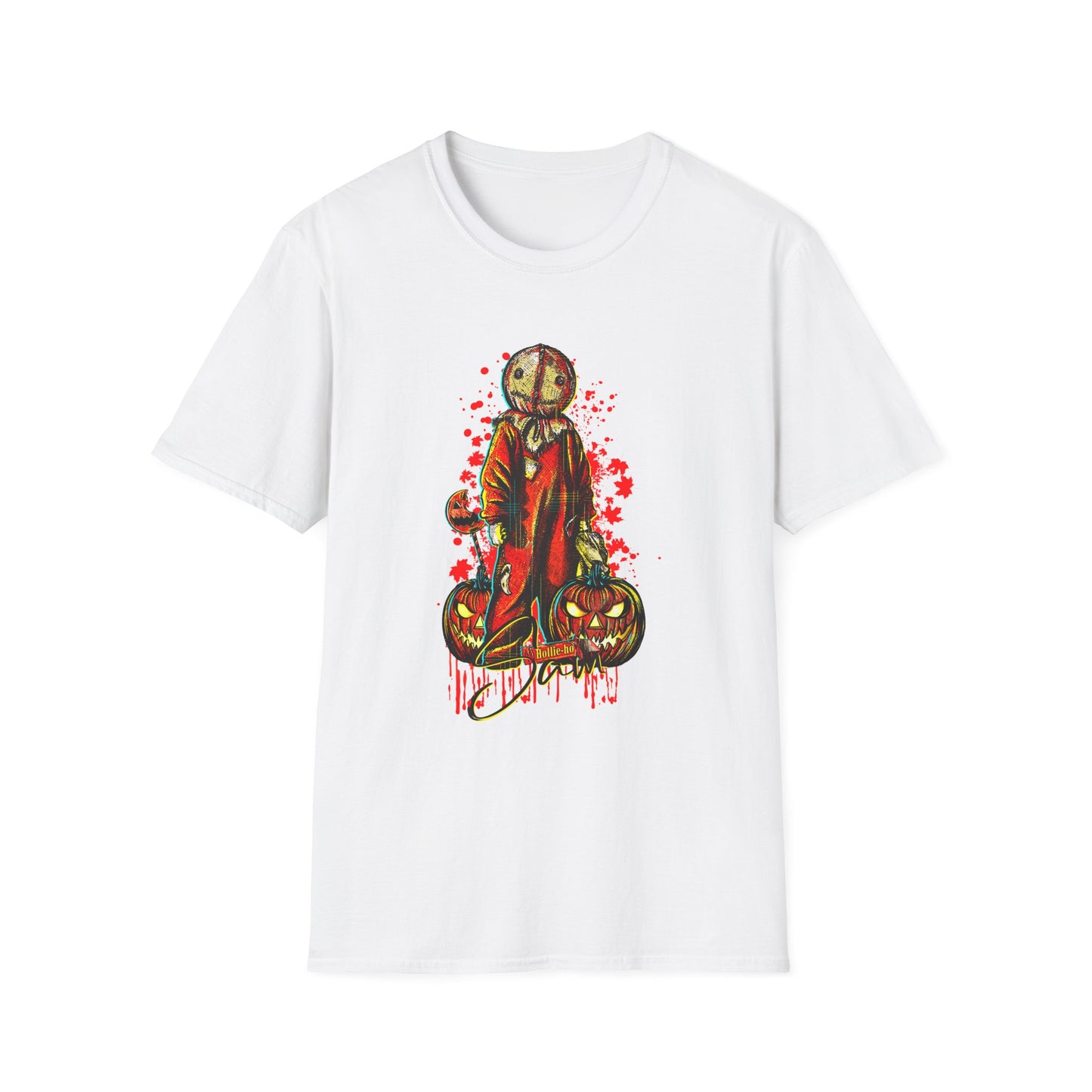 Sam-Halloween-Inspired Unisex T-Shirt with Creepy Artwork, Graphic Tee for Fall Celebrations, Spooky Season Apparel, Unique Gift Idea, [...]