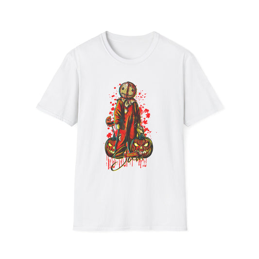 Sam-Halloween-Inspired Unisex T-Shirt with Creepy Artwork, Graphic Tee for Fall Celebrations, Spooky Season Apparel, Unique Gift Idea, [...]