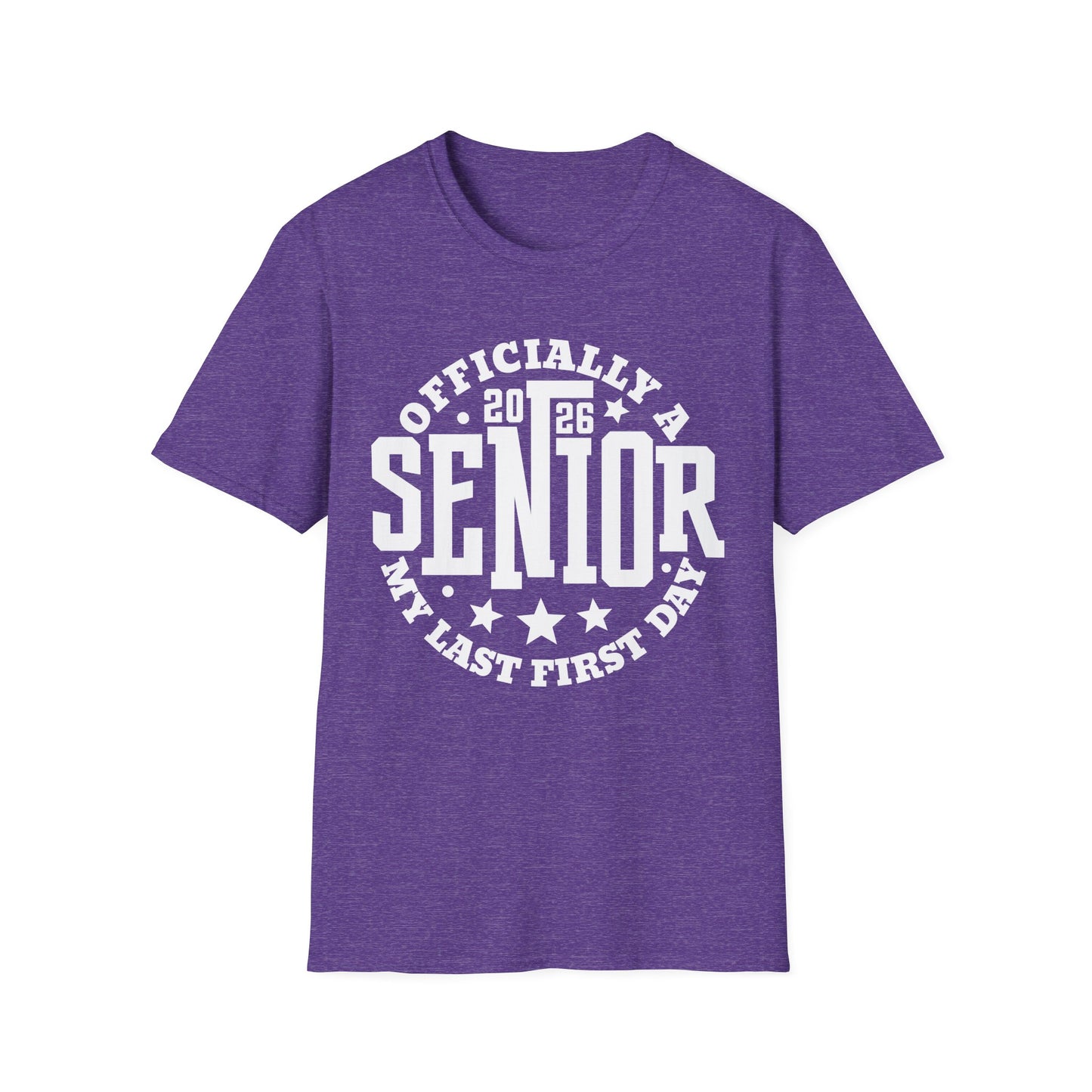 Officially a Senior 2026 Unisex Softstyle T-Shirt | Last First Day Shirt, Graduation Gift, Class of 2026 Tee, Senior Year Celebration, Back [...]