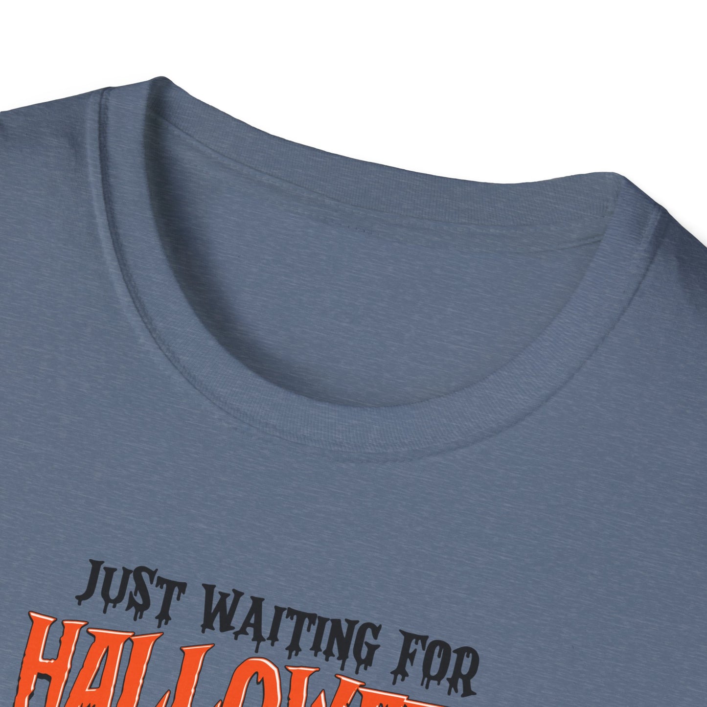 Patiently waiting for Halloween Unisex Softstyle T-Shirt