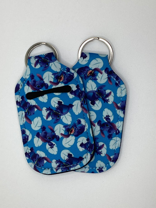 Stitch Alien Neoprene Hand Sanitizer Holder